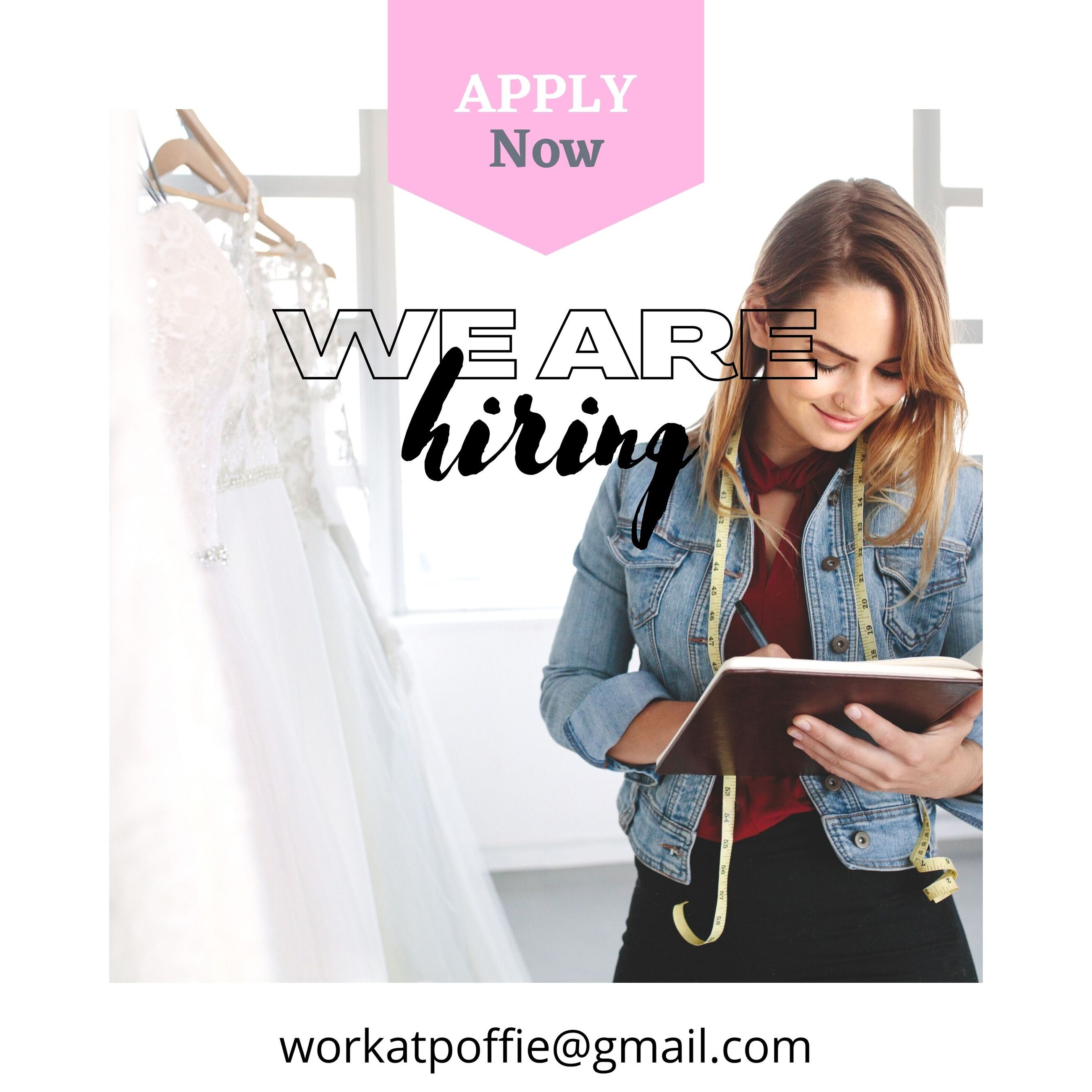 We're Hiring!. Desktop Image