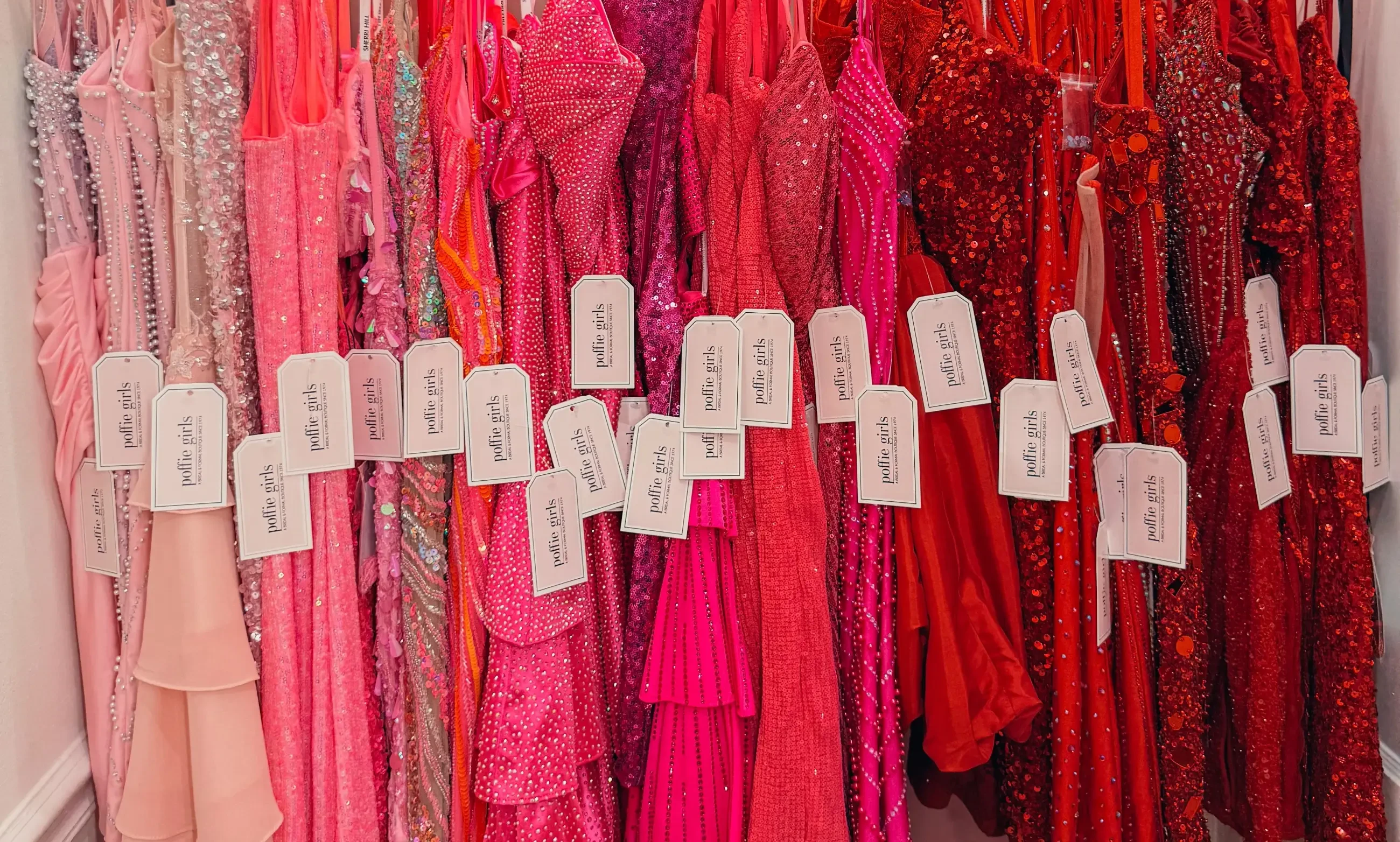 dresses hanging mobile image